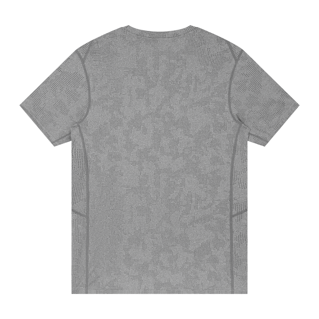 Men's Mesh Performance T-Shirt - Flower Grey