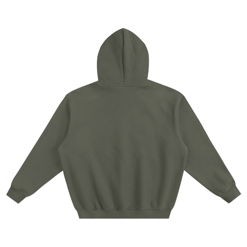 Classic Fleeced Hoodie - Grey Green