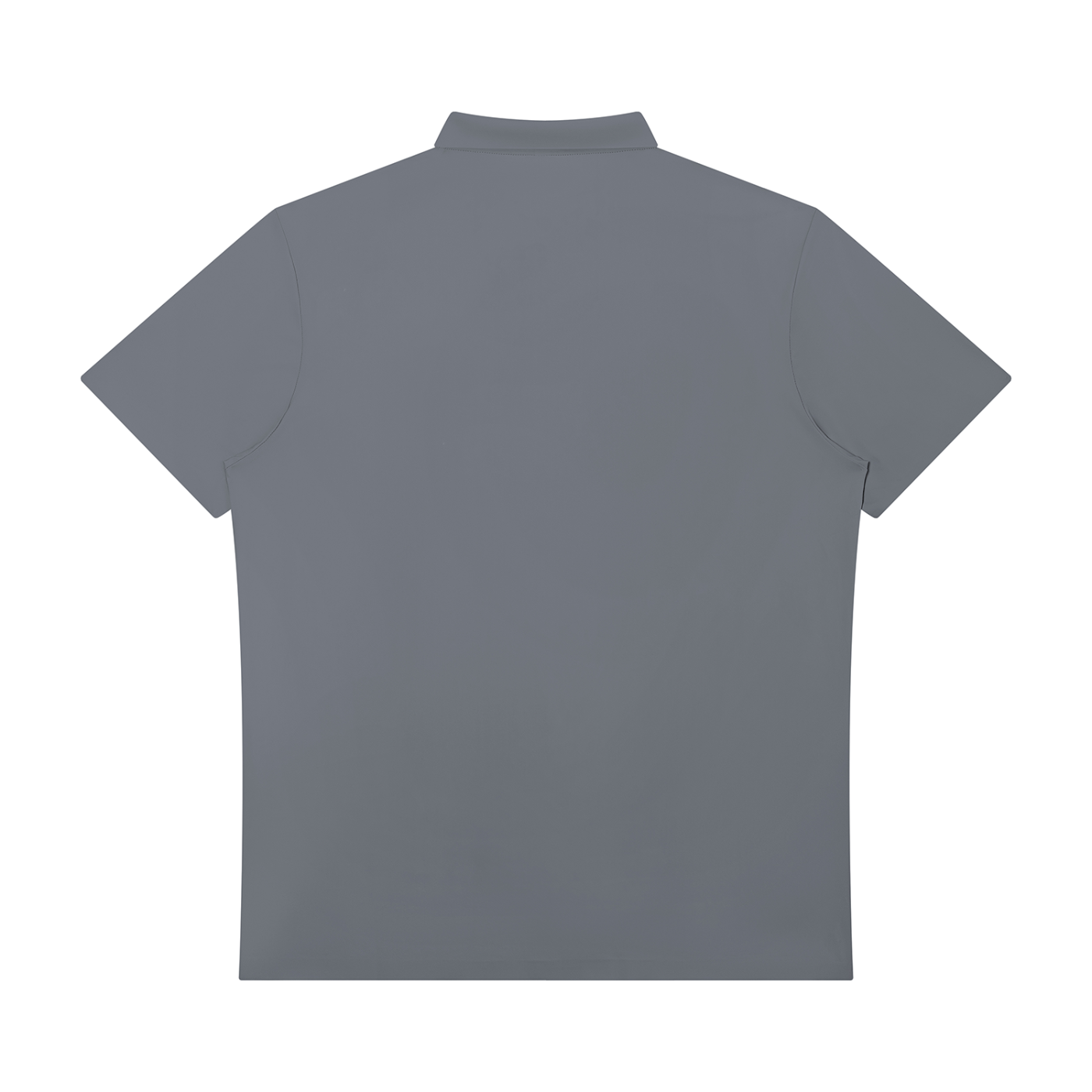 Men's Quarter-Zip Performance Polo - Grey Blue