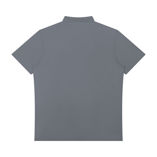 Men's Quarter-Zip Performance Polo - Grey Blue