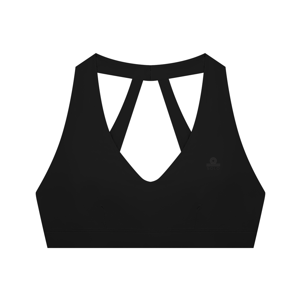 Women's Halter Cropped Sports Bra