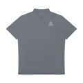 Men's Quarter-Zip Performance Polo - Grey Blue