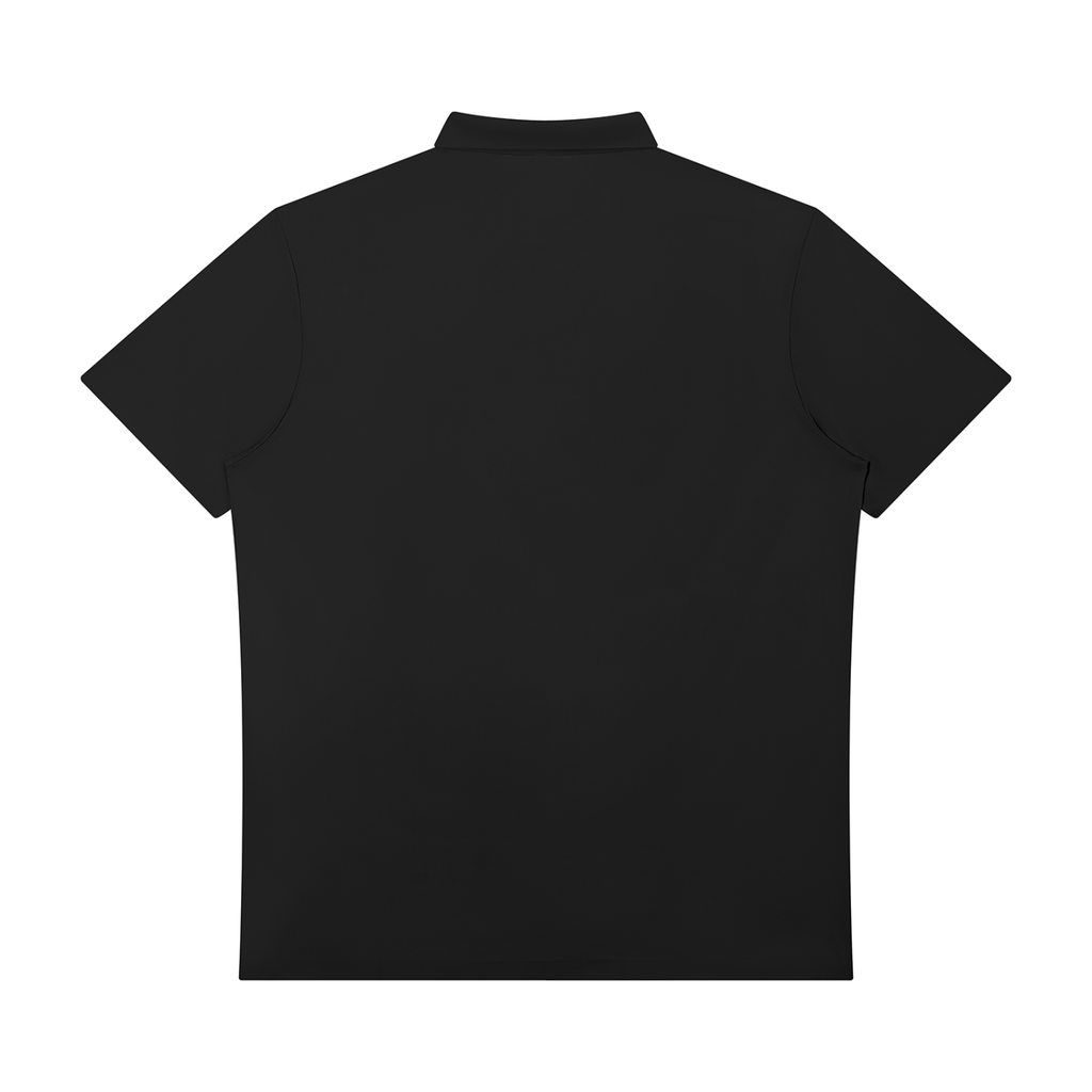 Men's Quarter-Zip Performance Polo - Black