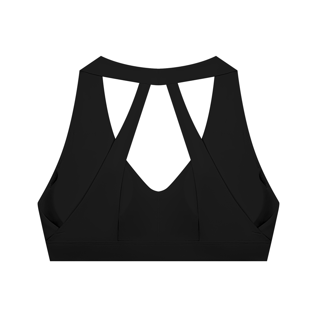 Women's Halter Cropped Sports Bra