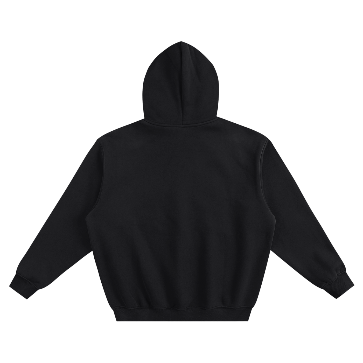 Classic Fleeced Hoodie - Black