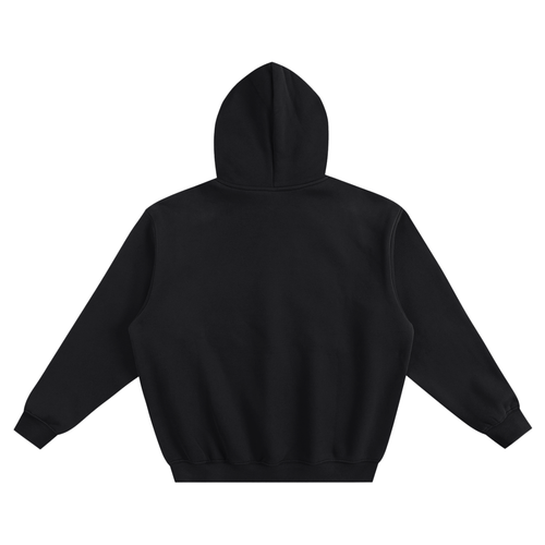 Classic Fleeced Hoodie - Black