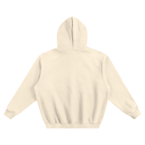 Classic Fleeced Hoodie - Cream